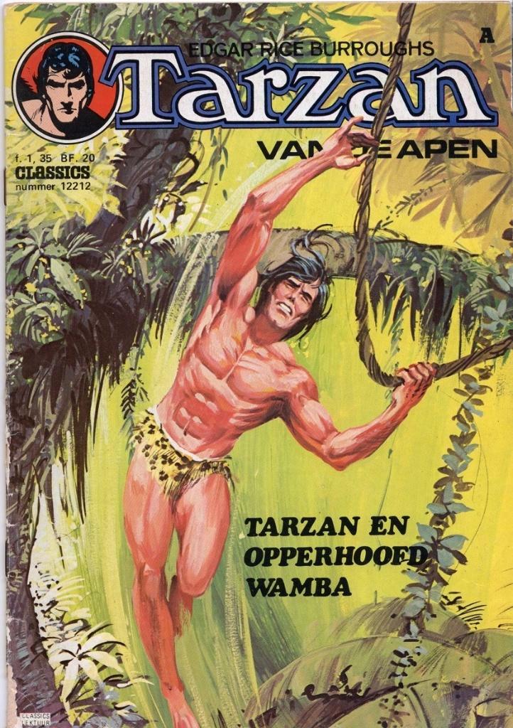Tarzan en opperhoofd Wamba, Boeken, Strips | Comics, Gelezen, Eén comic, Europa, Ophalen of Verzenden