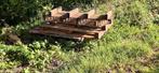 Gratis 4 pallets, Ophalen, Gebruikt, Pallet, Minder dan 200 cm