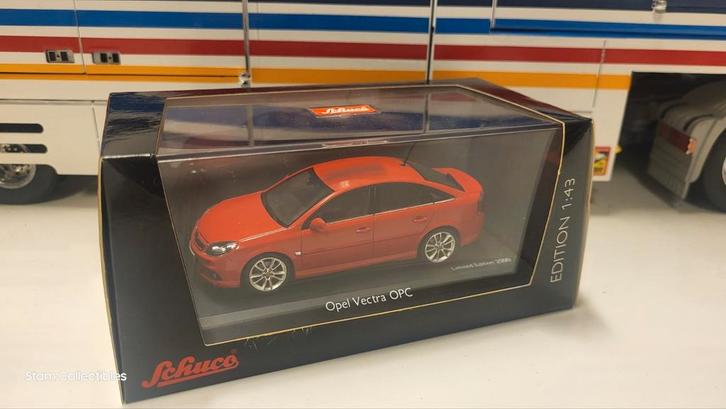 Schuco Opel Vectra OPC Magma Rot, Hobby en Vrije tijd, Modelauto's | 1:43, Zo goed als nieuw, Auto, Schuco, Ophalen of Verzenden