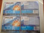 Philips cd-r 700mb 80 minutes 52x certified speed, sealed, Computers en Software, Beschrijfbare discs, Nieuw, Cd, Ophalen of Verzenden