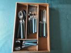 Vintage Italian Abert Cutlery Bestek Set, Huis en Inrichting, Ophalen of Verzenden, Zo goed als nieuw, Rvs of Chroom, Bestekset