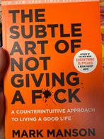 The Subtle Art of Not Giving a F*ck - Mark Manson, Ophalen of Verzenden, Zo goed als nieuw, Overige onderwerpen