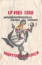 voetbal toernooi 1980 - Werner Bokaal - Interdepartementaal, Ophalen of Verzenden