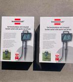 Tuinspies met 2x stopcontact, 250V, IP44, Ophalen of Verzenden, Nieuw