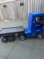 Stoere blauwe elektrische met aanhanger, Ophalen of Verzenden, Gebruikt, Overige merken, Met kar of aanhanger