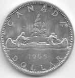 1  dollar  1965  Canada. km. 64.1, Postzegels en Munten, Munten | Amerika, Zilver, Ophalen of Verzenden, Losse munt, Noord-Amerika