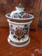 Polychroom Delft Handwerk potje H,15 cm., Antiek en Kunst, Antiek | Keramiek en Aardewerk, Ophalen of Verzenden