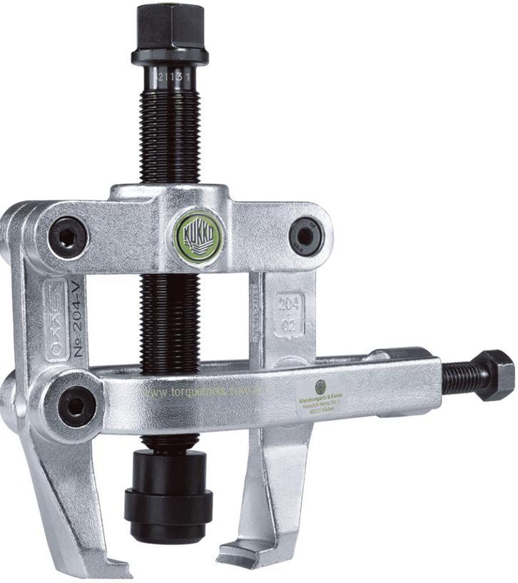 Kukko  204-V 2-armige lagertrekker met zijklem en adapter, Auto diversen, Autogereedschap, Zo goed als nieuw, Verzenden