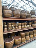 Buiten potten oosters, japans,draak,draken, Tuin en Terras, Bloempotten, Rond, Ophalen of Verzenden, Aardewerk, Minder dan 40 cm