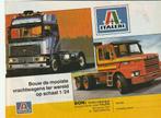 retro reclamre 1982 Italeri bouwpakket modelbouw vrachtwagen, Verzenden, Overige typen