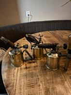 3 oude koperen verfbranders verschillende merken., Antiek en Kunst, Ophalen, Koper