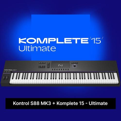 Native instruments Komplete Kontrol S88 mk3 ultimate, Muziek en Instrumenten, Keyboards, Nieuw, 88 toetsen, Overige merken, Aanslaggevoelig