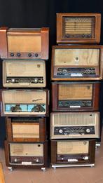 Decoratie 10 vintage radio’s, Antiek en Kunst, Antiek | Tv's en Audio, Ophalen