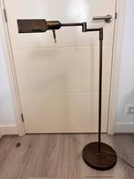 Bronzen Herda vloerlamp gelabeld verstelbaar, Huis en Inrichting, Lampen | Vloerlampen, Ophalen of Verzenden, Zo goed als nieuw