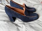 Neri Venezia nieuwe blauw met beige pumps suede maat 39, Pumps, Blauw, Neri, Nieuw