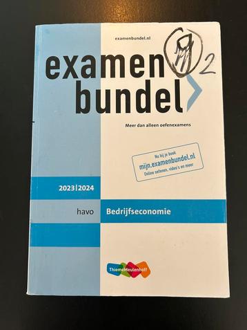 Examenbundel bedrijfseconomie HAVO 2023-2024 beschikbaar voor biedingen