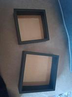 Zwarte fotolijst - set van 2, Ophalen of Verzenden, Zo goed als nieuw