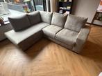 Grijze hoekbank - MOET DIT WEEKEND WEG!, Huis en Inrichting, Ophalen, Zo goed als nieuw, Stof