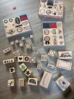 Grote collectie houten stempels, Hobby en Vrije tijd, Stempelen, Ophalen of Verzenden, Gebruikt, Houten stempel