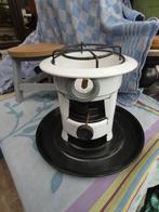 oud emaille Petroleumstel/ Oliestel wit email/ petrolstel, Ophalen of Verzenden