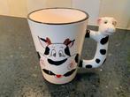 3D Cartoon Cow Mug with Sculpted Handle, Ophalen of Verzenden, Zo goed als nieuw, Overige stijlen