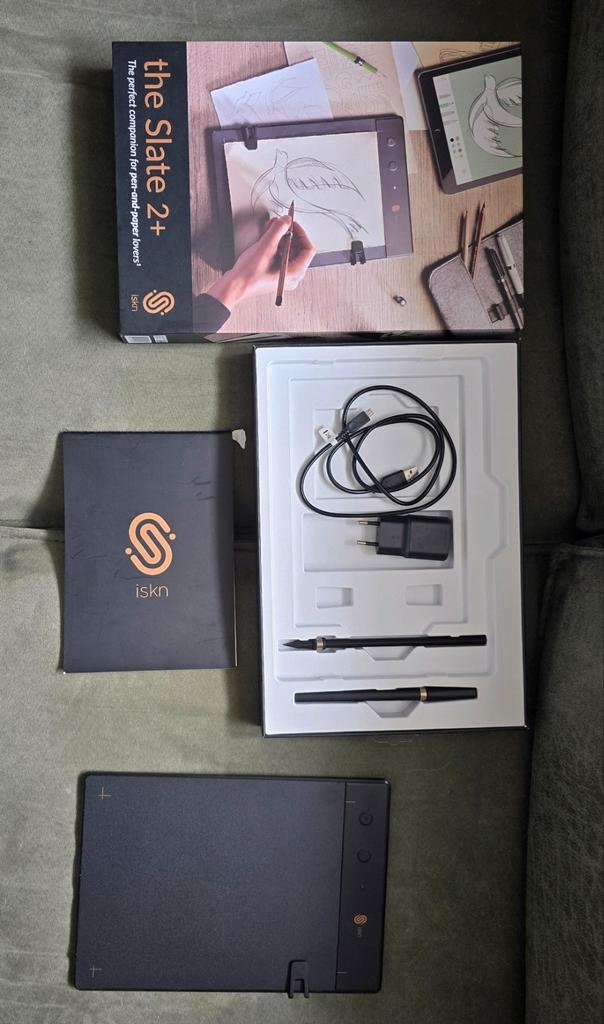 Iskn The Slate 2+ Tekentablet, Computers en Software, Tekentablets, Zo goed als nieuw, Draadloos, Multi-touch, Ophalen of Verzenden