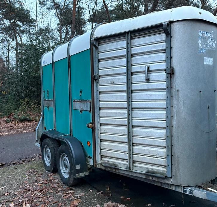 Ifor Williams paardentrailer en veetrailer met voorloper!, Dieren en Toebehoren, Paarden en Pony's | Trailers en Aanhangwagens