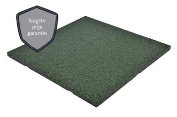 Groene Rubber Tegels! `100 x 100 x  2.5cm €20.50,- per stuk! beschikbaar voor biedingen