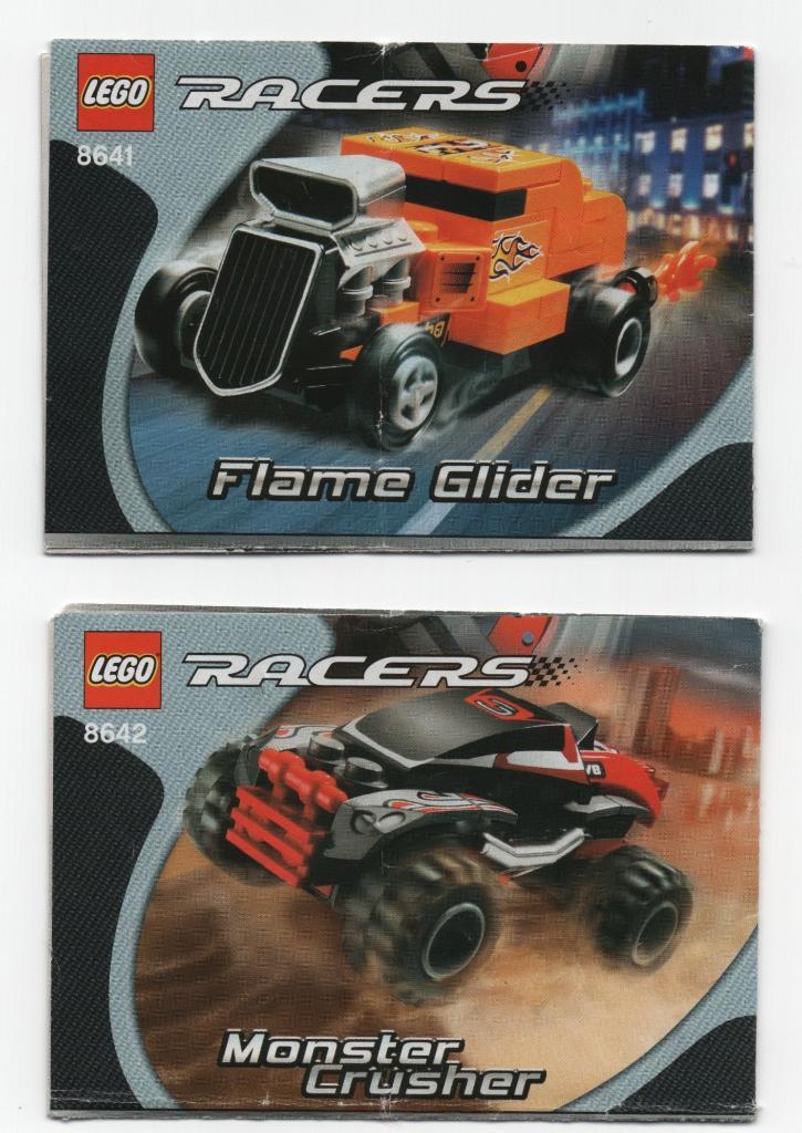 lego 8641-1 plus 8642-1 lego racers tiny turbo's (2004), Kinderen en Baby's, Speelgoed | Duplo en Lego, Gebruikt, Lego, Complete set