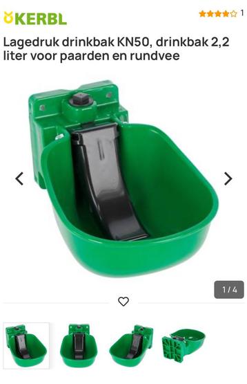 Kerbl lage druk drinkbak paard, koe etc beschikbaar voor biedingen
