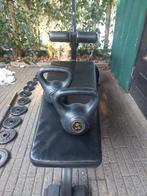 Gewichten, barbells, dimbells, bankje, Ophalen, Gebruikt, Fitnessbank