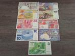 Set guldenbiljetten 5 t/m 250 gulden (9 stuks), Postzegels en Munten, Bankbiljetten | Nederland, Ophalen of Verzenden, 250 gulden