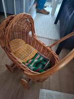 Rieten poppenwagen, Kinderen en Baby's, Speelgoed | Poppen, Ophalen, Gebruikt