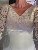 Très Chic Zijden Trouwjurk Maat 36/38, Kleding | Dames, Trouwjurk, Wit, Ophalen of Verzenden, Gedragen