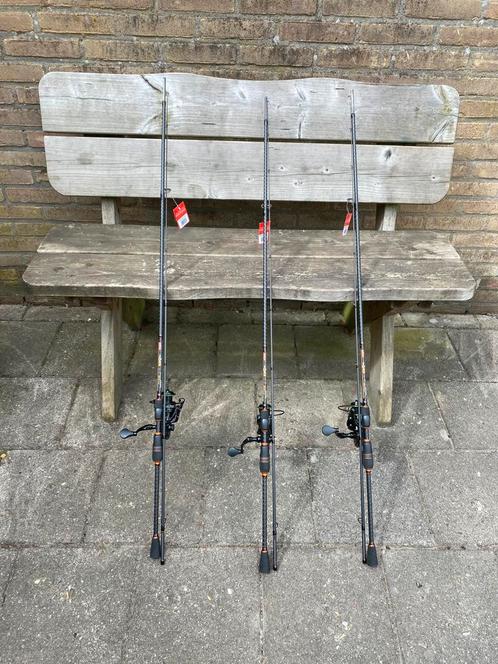 MEGA OPRUIMING in hengels en sets en molens, Watersport en Boten, Hengelsport | Algemeen, Nieuw, Complete hengel, Ophalen of Verzenden