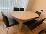 Eet tafel, Huis en Inrichting, Complete eetkamers, Ophalen of Verzenden, Zo goed als nieuw, 4 tot 6 stoelen