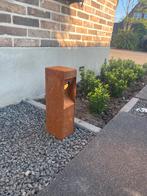 Tuinverlichting looppad oprit 35cm hoog cortenstaal roest, Tuin en Terras, Buitenverlichting, Ophalen of Verzenden, Nieuw, 50 tot 250 watt