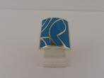 Zilveren damesring                                      Z199, Gebruikt, Blauw, ., Ophalen of Verzenden