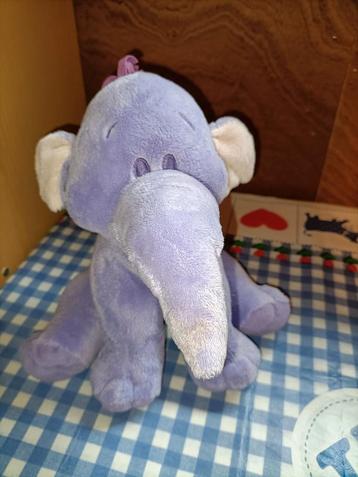 Lollifant knuffel paarse olifant van Winnie de Pooh Disney  beschikbaar voor biedingen