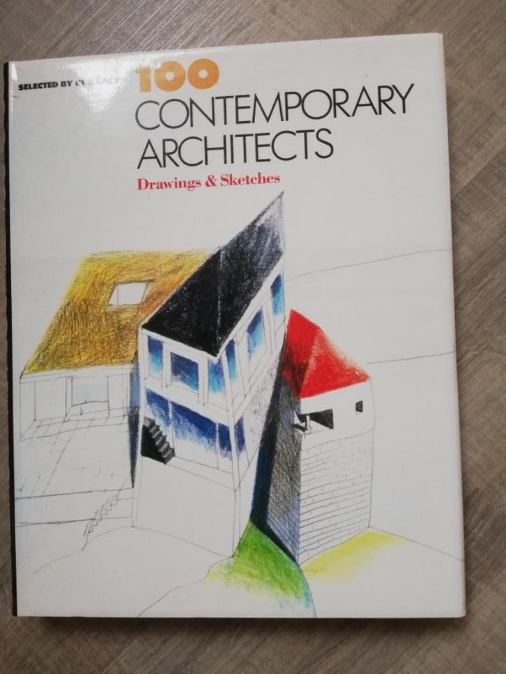 100 contemporary architects drawings & sketches, Boeken, Kunst en Cultuur | Architectuur, Zo goed als nieuw, Architecten, Ophalen of Verzenden