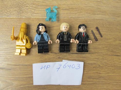 Harry Potter Lego set 76403 Drie minifiguren en een kat, Kinderen en Baby's, Speelgoed | Duplo en Lego, Zo goed als nieuw, Lego