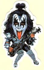 Kiss sticker #14, Verzamelen, Ophalen of Verzenden, Nieuw, Foto of Kaart