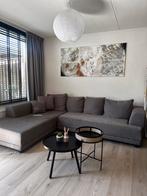 VERKOCHT!!! Hoekbank grijs met slaapfunctie!, Ophalen, Gebruikt, Stof