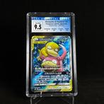 Pokémon Miracle Twin Slowpoke & Psyduck GX SM11 095 CGC 9.5, Nieuw, Ophalen of Verzenden, Losse kaart