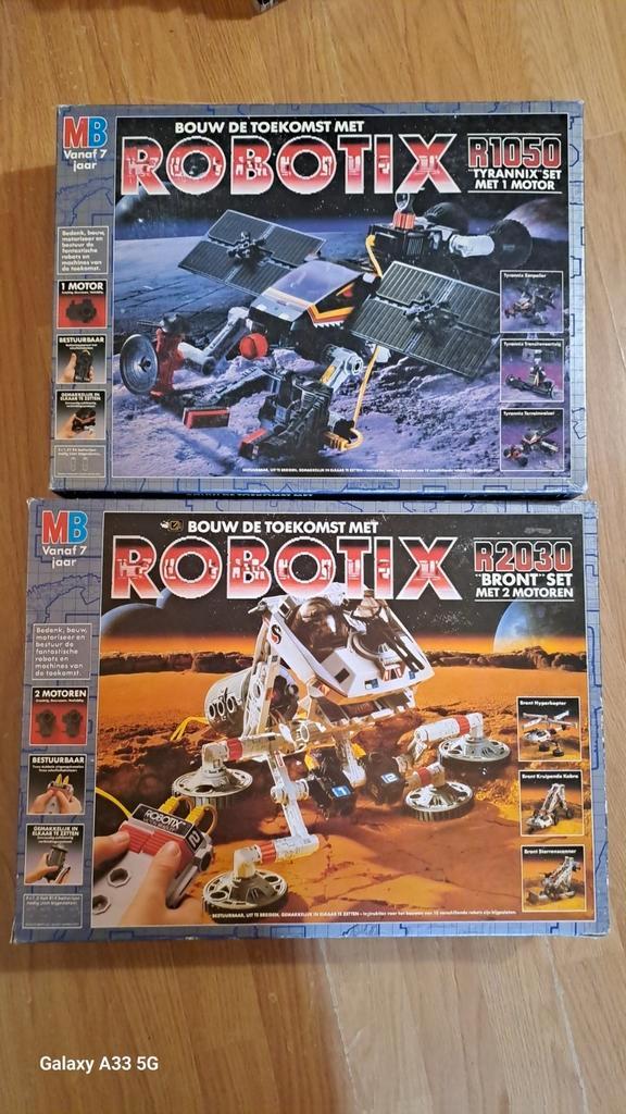 Vintage ROBOTIX MB jaren '80 speelgoed obscuur, Verzamelen, Poppetjes en Figuurtjes, Zo goed als nieuw, Ophalen of Verzenden