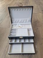 Sieradendoos van zwart PU-leer, Zwart, Nieuw, Ophalen of Verzenden, Met slot