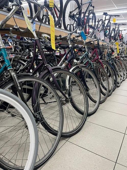 Groot aanbod aan gebruikte vrouwen fietsen!!, Fietsen en Brommers, Fietsen | Dames | Moederfietsen, Gebruikt, Overige merken, 0 zitjes