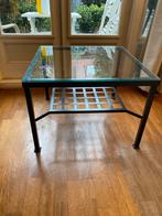 Vintage stijlvolle salontafel van IKEA , Amsterdam Oud Zuid, Gebruikt, 50 tot 100 cm, Ophalen of Verzenden, Glas