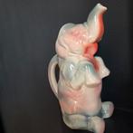 Zeldzame waterkan van St Clement faience Frankrijk, olifant, Ophalen of Verzenden