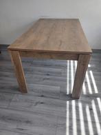 Eettafel - Bruin - Wild Eikenhout, Huis en Inrichting, Tafels | Eettafels, Ophalen, Eikenhout, 50 tot 100 cm, Zo goed als nieuw